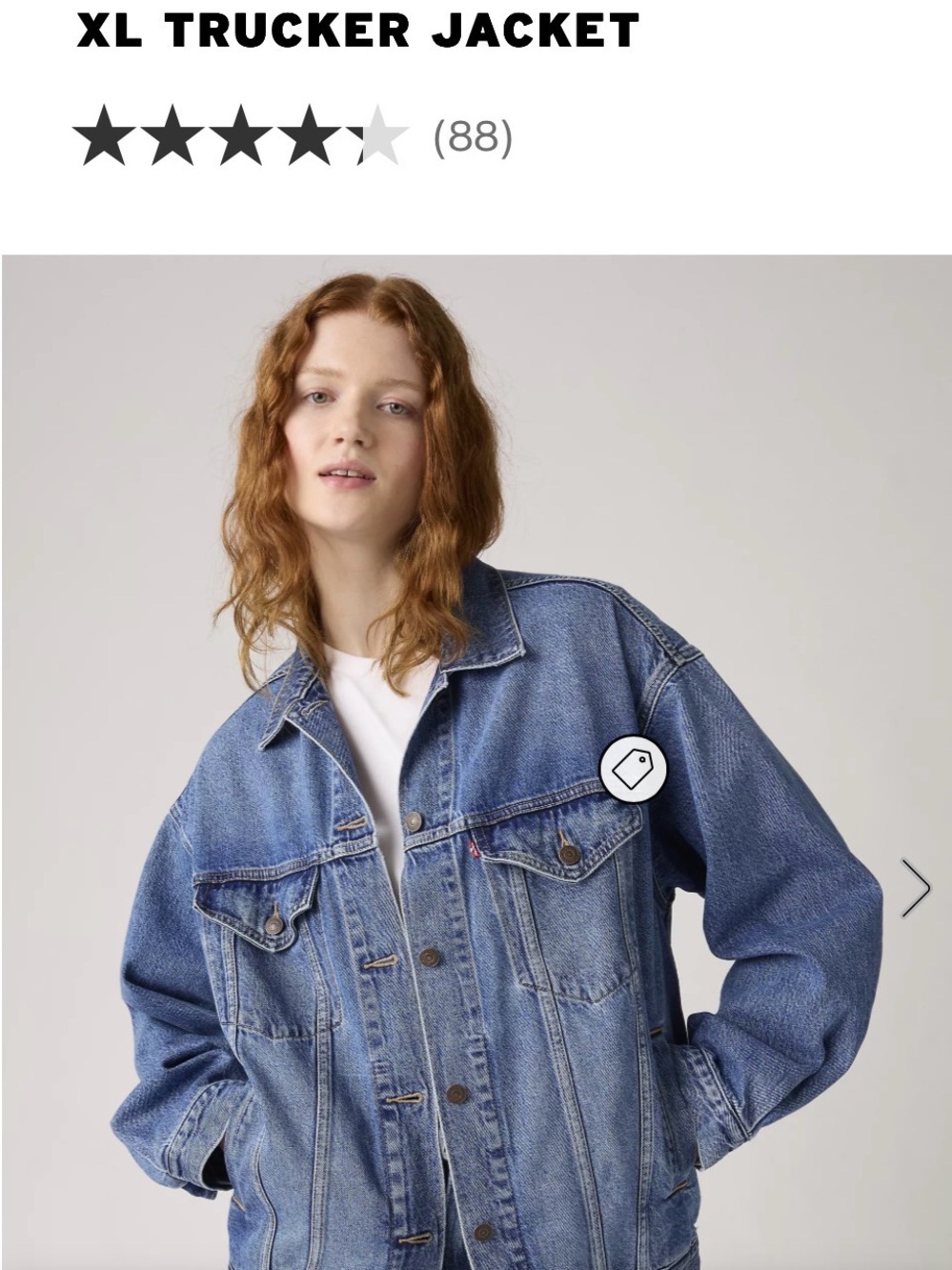 NWOT- Levi's Ex-Boyfriend Trucker jacket- Light Blue - Picture 2 of 11